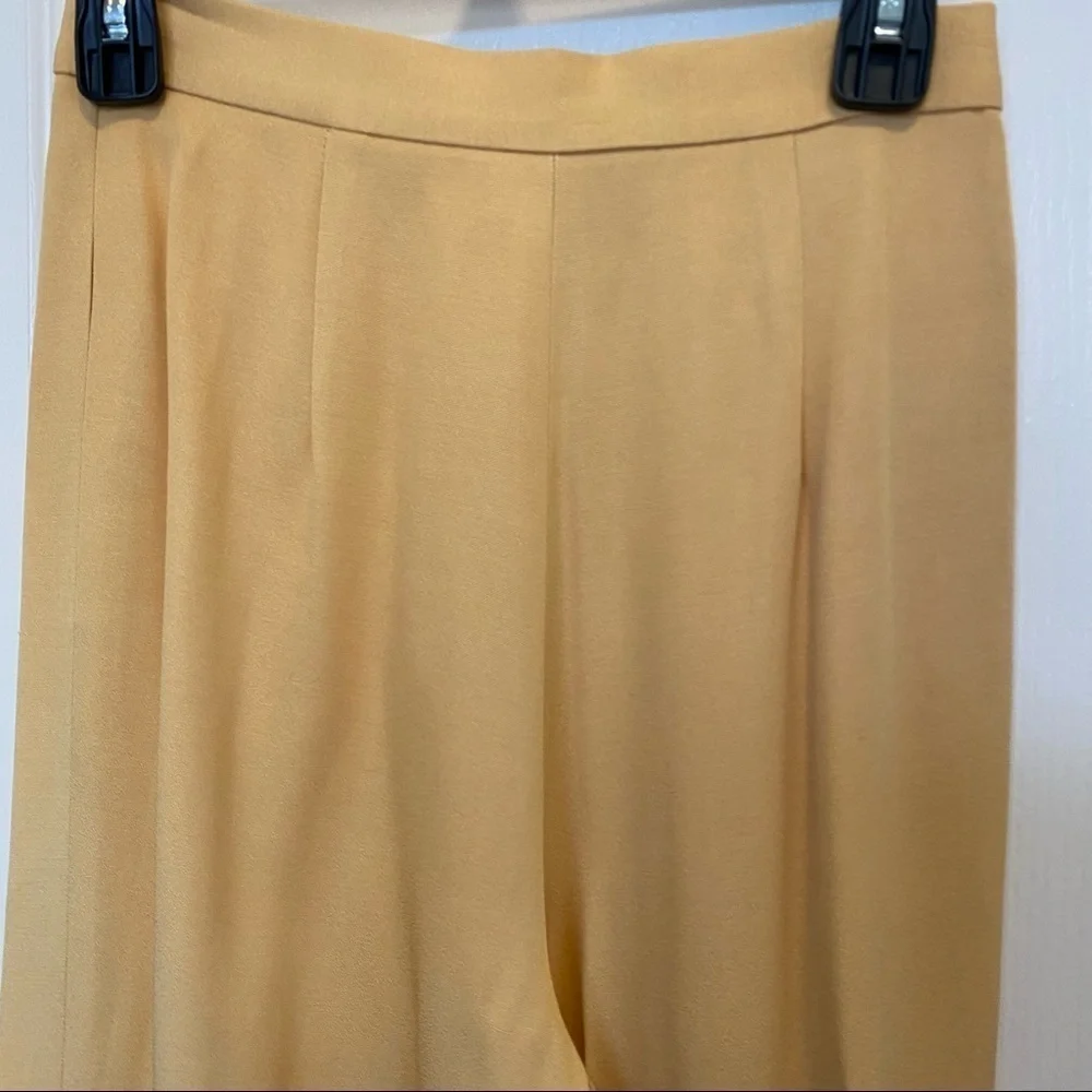 Vintage Suit Buttery soft yellow high-rise two-piece suit size 6 - Picture 12 of 15